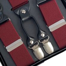 Men Suspenders - Màu Đỏ Sâu - Xem 2
