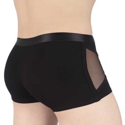 PAQ 3 Mini Bóxer Short Cómodos Y Sexis Algodón Y Red Logan