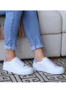 Women Fashion Boots - 紫丁香色 - 查看 1