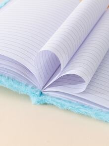 1pc Blue Blinking Eye & Heart & Bunny Princess Notebook, Multifunctional For Student And Office Use - Multicolor - View 2