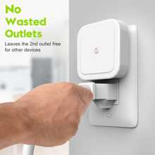 暖白色夜燈插座壁燈,夜光插座式夜燈,自動感應暮光夜燈led夜燈,適用於兒童臥室、浴室、走廊暖白色