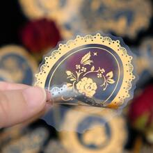 40pcs/pack Luminous Jellyfish And Stars & Moon Reflection Pet Stickers, Waterproof Label For Decorating Phone, Laptop, Notebook, Art Journal, Scrapbook, Diy, Aesthetic Office Supplies School Stationery