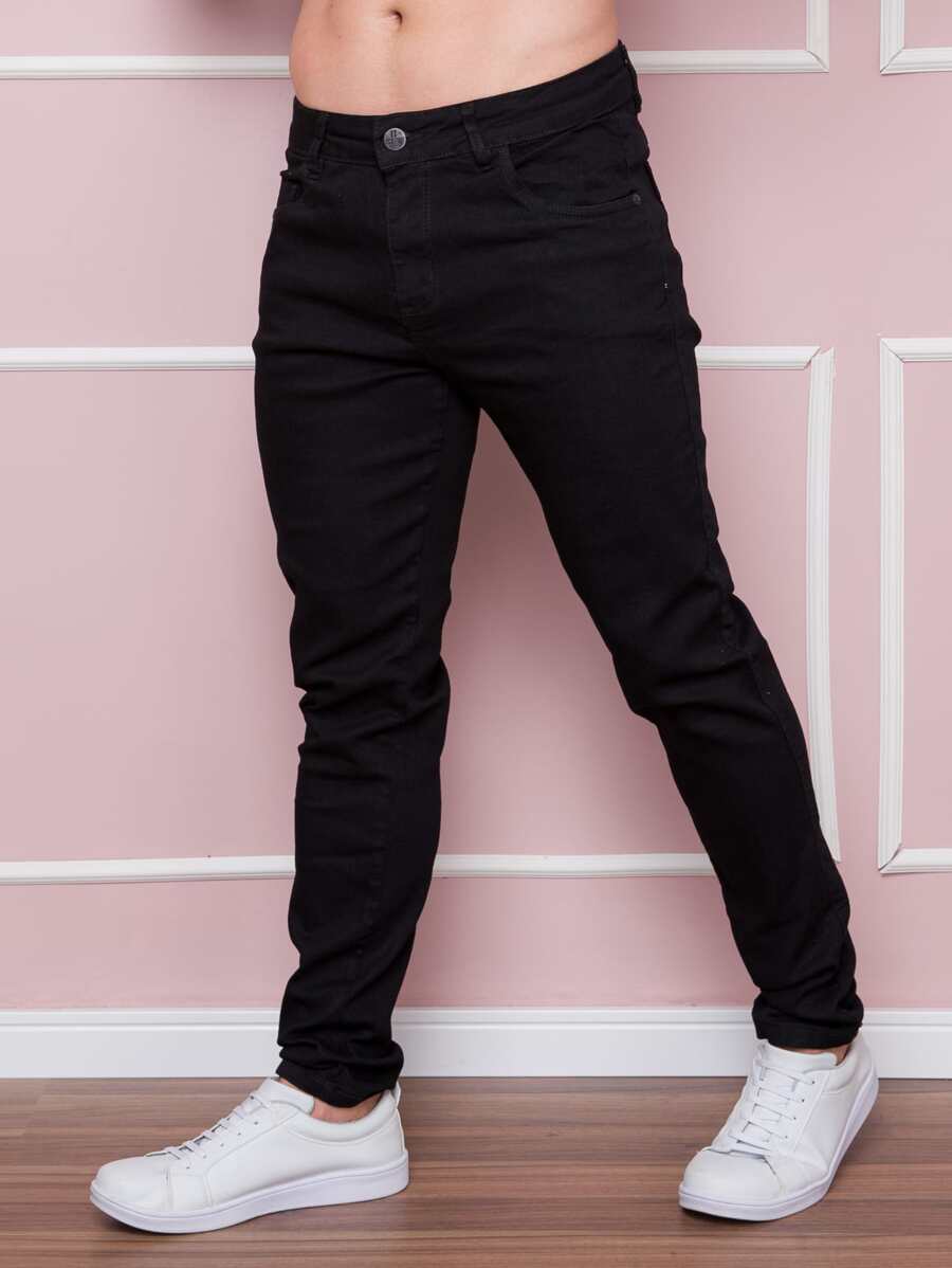 Men Jeans - Black - View 1