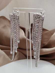 Stud Earrings - Bạc - Xem 5