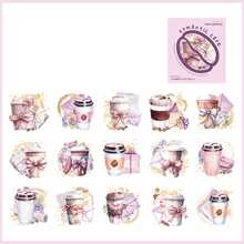 have a good day 1 Gói 30 Nhãn Dán Chống Thấm Nước Chủ Đề Cà Phê & Hoa Cho Thú Cưng Dành Cho Nghệ Thuật Làm Album Ảnh Thẩm Mỹ, Chế Tạo Phụ Kiện Điện Thoại, Vật Liệu Tự Làm, Lịch, Cung Cấp Văn Phòng Phẩm Tạp Chí - Màu tím - Xem 2