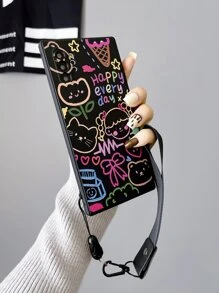 Móc khóa điện thoại 1 chiếc, ốp lưng chống rơi hình mèo kèm dây đeo có thể tháo rời, phiên bản quốc tế, không phải phiên bản nội địa. - Nhiều màu - Xem 4