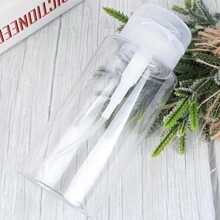 Professional Push Down Liquid Pump Dispenser Bottle - Perfect For Nail Polish & Makeup Remover! - Clear - View 3