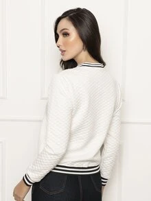 Women Jackets - 白色 - 查看 4