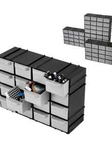 Storage Boxes & Bins - 黑色 - 查看 3