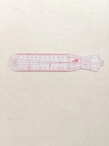 5pcs Body Design Clear Plastic Fashion Design Ruler, Illustrator Drawing Ruler, For Fashion Design - Clear - View 7