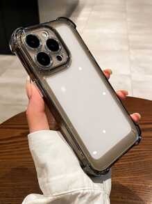 透明防摔手機殼相容於 iPhone 15/15Pro/15Plus/15Promax - 黑色 - 查看 2
