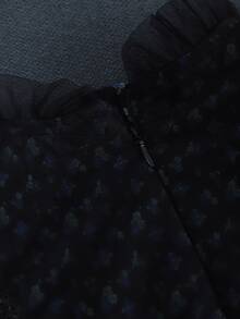 Vestidos de otoño-invierno para niña - Negro - Ver 7