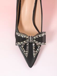 2pcs/set Women's Shoe Accessories Butterfly & Mesh & Rhinestone Decor Removable Shoe Buckle For Party, Banquet, Flat & High Heeled Shoes, Multicolor