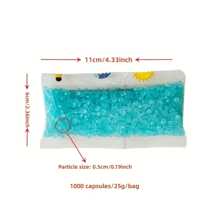 1000入組夜光沙發光深色石卵石花園庭院戶外路徑草坪裝飾魚缸水族箱家居 DIY 裝飾 3-5 毫米 - 綠色 - 查看 2