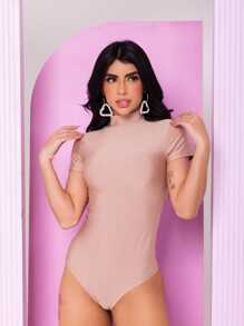 Women Bodysuits - Beige - View 3