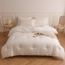 1 Pièce Noyau De Couette En Polyester Chaud Et Doux Pour La Peau Pour L'hiver, Adapté Aux Quatre Saisons