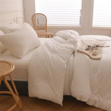 1 Pièce Noyau De Couette En Polyester Chaud Et Doux Pour La Peau Pour L'hiver, Adapté Aux Quatre Saisons