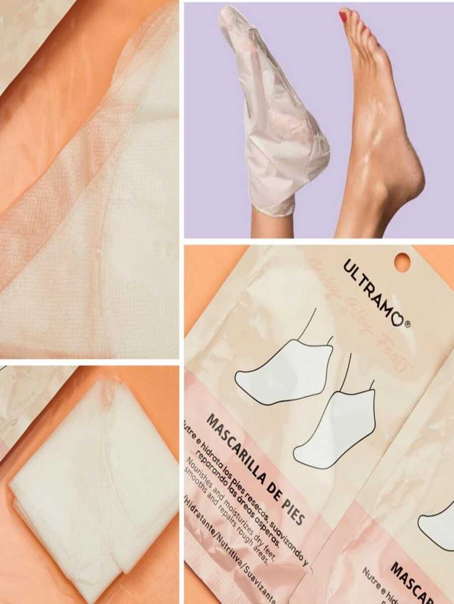 Mascarilla para Pies Secos Hidratante Suavisa Repara - Blanco - Ver 1