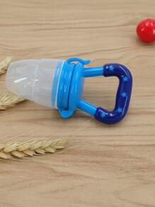 3入組星形嬰兒水果和蔬菜餐飲喂食器,矽膠餐飲喂食器,出牙期訓練玩具,藍色 - 藍色 - 查看 5