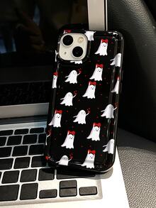 1 Miếng Phim hoạt hình đáng yêu Con ma Vẽ Ốp lưng & bao da điện thoại Đối với Apple Điện thoại - Nhiều màu - Xem 2