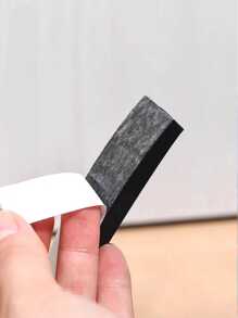 1卷/2m 自粘密封泡沫條，耐高溫阻燃，適用於門窗裂縫防風隔音，黑色 - 黑與白 - 查看 5