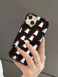 1 Miếng Phim hoạt hình đáng yêu Con ma Vẽ Ốp lưng & bao da điện thoại Đối với Apple Điện thoại - Nhiều màu - Xem 4