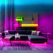 100feet Led Strip Lights RGB Music Sync Color Changing,Led Lights with Smart App Control Remote,Led Lights for Bedroom Room Lighting Flexible Home Decor - Multicolor - View 6