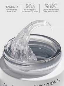 annies 20克/瓶 PVC 3D立体透明凝胶，凝胶雕刻模型，透明UV凝胶，适用于美甲沙龙 - 無色 - 查看 7
