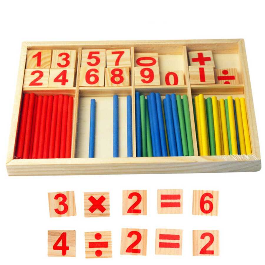Math Learning Tool Counting Stick Set For Kindergarten And Primary