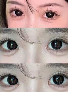 1對黑色眼瞳,半年使用,使你顯得年輕,直徑14.2mm