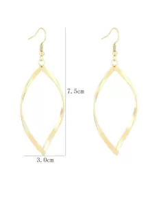 Bông tai lủng lẳng - Vàng - Xem 3