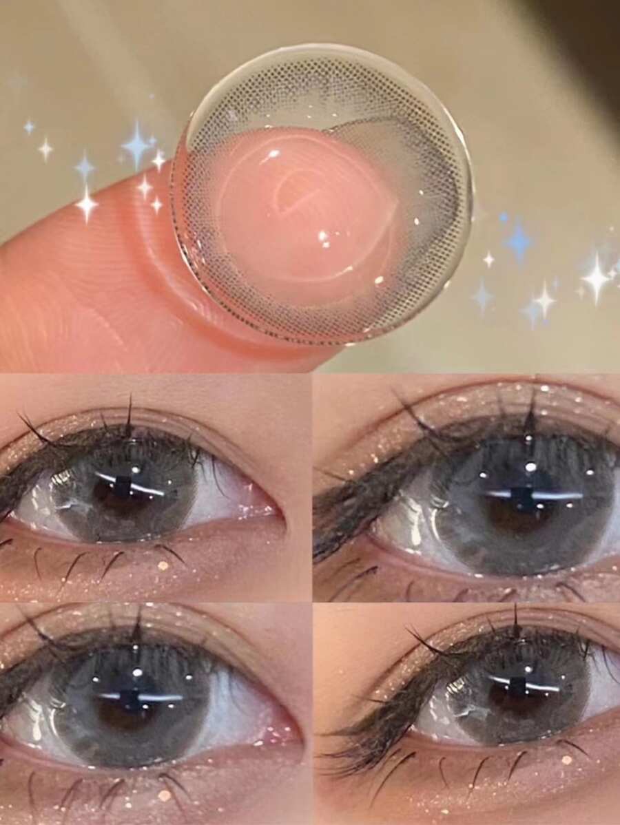 1 副 Aerlite 混合彩色隱形眼鏡 每年使用 14.5 毫米