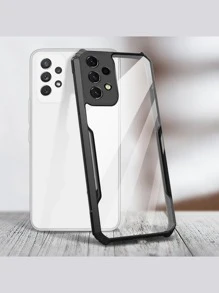 1pc Fashionable & Stylish Lensed Full Coverage Shockproof Acrylic Phone Case, Compatible With IPhone* Compatible With Samsung* Compatible With Huawei* Compatible With OPPO* Compatible With Xiaomi. A Great Gift For Couples And Sisters. - Blue - View 5