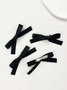 48个/套 简约时尚甜美蝴蝶结发夹，多种颜色可选，适合日常佩戴，可爱百搭，可作发饰、发爪夹、学生用品、优雅配饰、学院风、冬季穿搭、蝴蝶结发饰、头饰、发夹、夏季、假日、旅行、节日、派对等场合佩戴。 - 彩色 - 查看 10