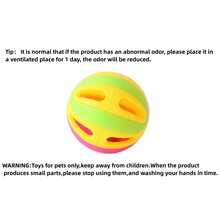 貓玩具格子球帶鈴散裝寵物塑料鈴鐺玩具 - 彩色 - 查看 9