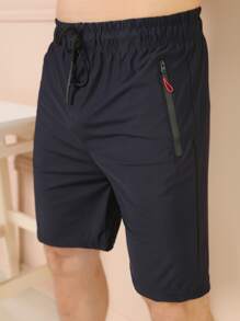 Men Shorts - Màu xanh hải quân - Xem 1