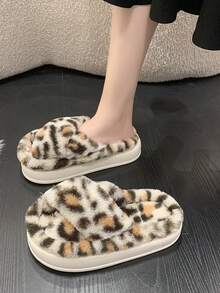 Lindas Y Suaves Pantuflas De Hogar, Zapatos Modernos Para Interior - Blanco y Negro - Ver 3