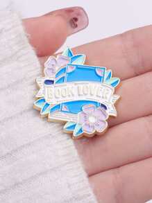 1 chiếc trâm cài áo sáng tạo hình hoa và sách dễ thương dành cho nam và nữ trang trí ngày lễ tình nhân, mẹ, mẹ, ngày của mẹ, quà tặng - Nhiều màu - Xem 3