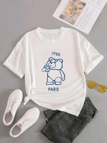 Women T-Shirts - trắng - Xem 1