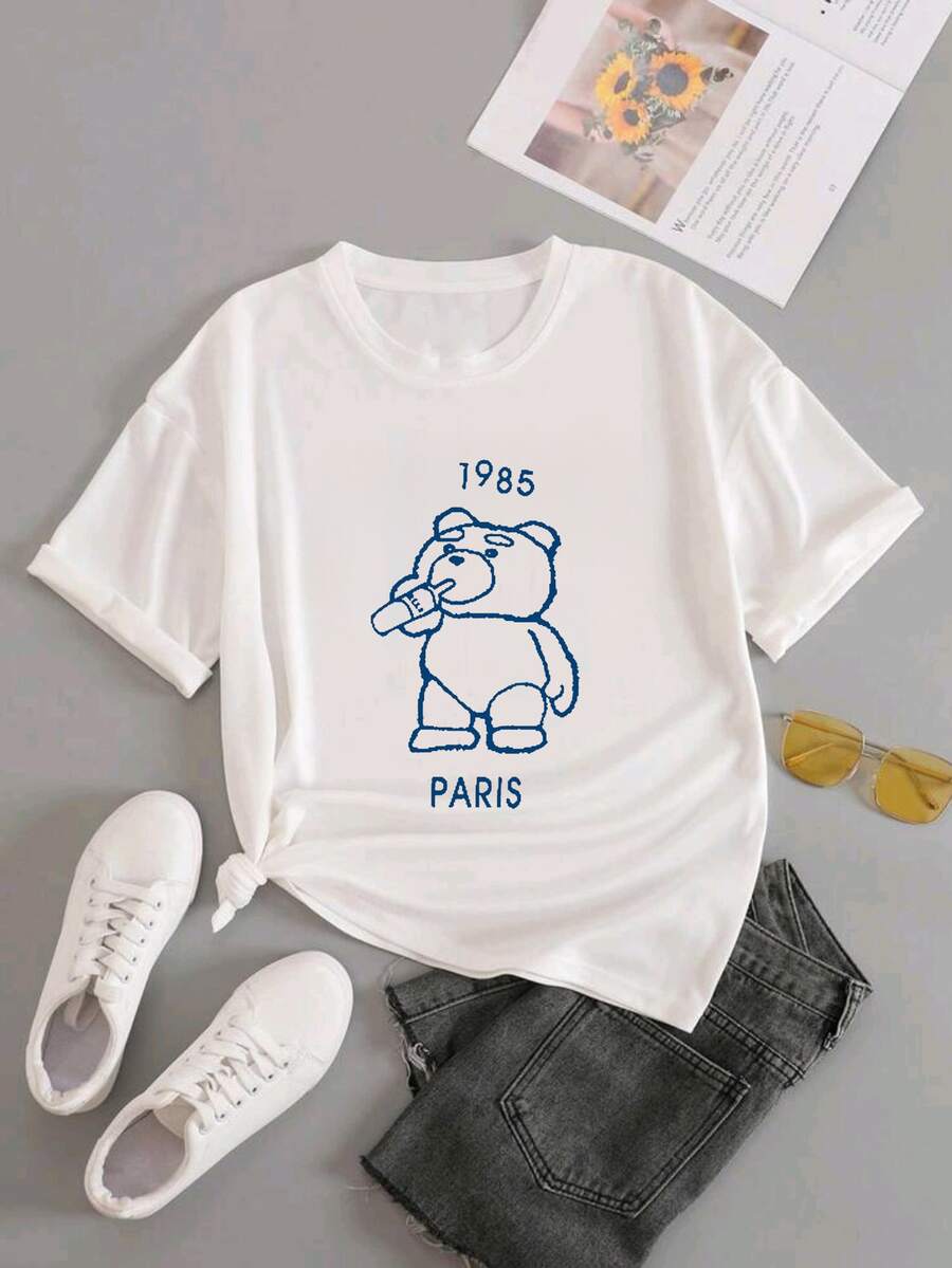 Women T-Shirts - trắng - Xem 1