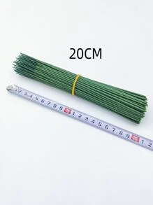 20pcs Artificial Flower Stems, Diy Material For Silk Screen Rose & Paper Flower Stems, Valentine Day, Gift Gifts Birthday Graduation,Fake Plants
