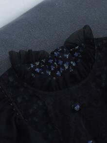 Vestidos de otoño-invierno para niña - Negro - Ver 2