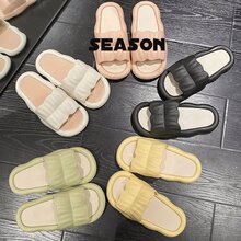Flip Flops Sandals Slides One Band Comfortable Platform Fashion Flip Flop - Pink - View 4