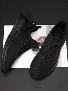 Mới Mùa hè Bộ sưu tập 2023 Lưới thoáng khí Nhẹ Giải trí  chạy Giày thể thao - màu đen - Xem 2