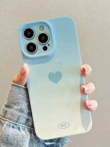 藍色心形 & 漸變藍/白色調手機殼 - 彩色 - 查看 1