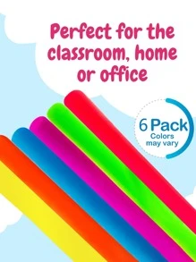 6入組感官玩具彈性繩以多種顏色呈現,緩解焦慮的壓力玩具tpr橡膠轉輪帶有平靜效果的壓力解除工具,適用於派對和生日禮物 - 彩色 - 查看 4