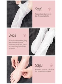 Mascarilla para Pies Secos Hidratante Suavisa Repara - Blanco - Ver 3