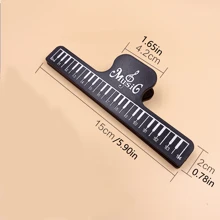 1 kẹp sách nhạc màu đen - Thích hợp để kẹp sách nhạc piano, sách nhạc, sách kẹp. Cũng có thể sử dụng cho một số danh mục lớn. - màu đen - Xem 5
