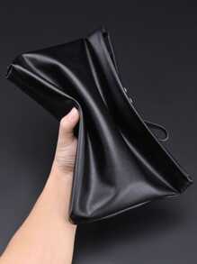 gorchis New Men's Soft Leather Clutch Bag, Large Capacity & Envelope Bag, Black, & Practical, With Space For Mobile Phones And Change Handbag Purses Anti Theft Bag Carry On College Multi-Functional Christmas Scream Wallet Casual Vacation Vintage Chest Bag Side Bags Hip Bag Gifts Men Bag Retro Bag Black Bag Back To School Vintage The Sporty Life Men Wallet Gift Bag Pack Handbags Spring Vintage Bags Makeup Bag Black Purse Pouch