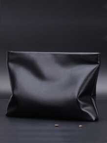 gorchis New Men's Soft Leather Clutch Bag, Large Capacity & Envelope Bag, Black, & Practical, With Space For Mobile Phones And Change Handbag Purses Anti Theft Bag Carry On College Multi-Functional Christmas Scream Wallet Casual Vacation Vintage Chest Bag Side Bags Hip Bag Gifts Men Bag Retro Bag Black Bag Back To School Vintage The Sporty Life Men Wallet Gift Bag Pack Handbags Spring Vintage Bags Makeup Bag Black Purse Pouch